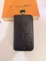 Black embossed [square car bag]