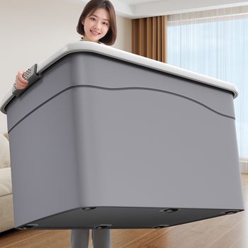 Best Helper Large Capacity Storage Box Extra Large Household Plastic Thickened Toy Storage Box Extra Large Clothes Organizing Box