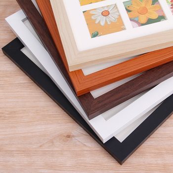 Picture Frame for Mounting Oil Pastel Artwork, Preserving Washed Photos, Photo Frame Display Stand, Square Nine-Grid Grid, Three-Dimensional Children's Photo Frame