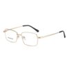 Factory wholesale alloy thick gold plating men's and women's metal glasses frame can be installed presbyopia frame 3027