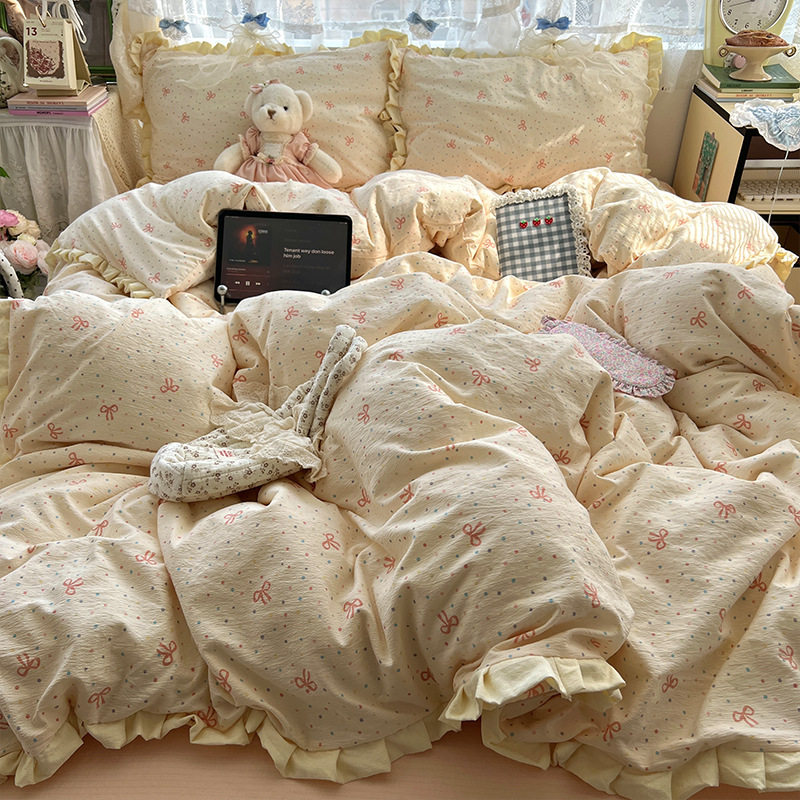 水玉リボン【カテゴリーA-裸寝質感】