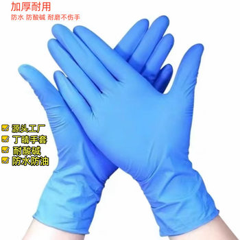 Dingqing Gloves Food Grade Beauty Salon Acid and Alkali Resistant Disposable Gloves High Elastic Gloves Source Factory Wholesale