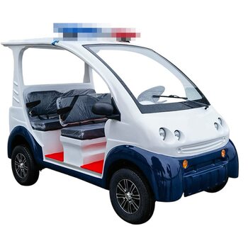 Double Row Convertible Patrol Car Public Security Management Property Security Hotel Large Square Electric Convertible Patrol Car