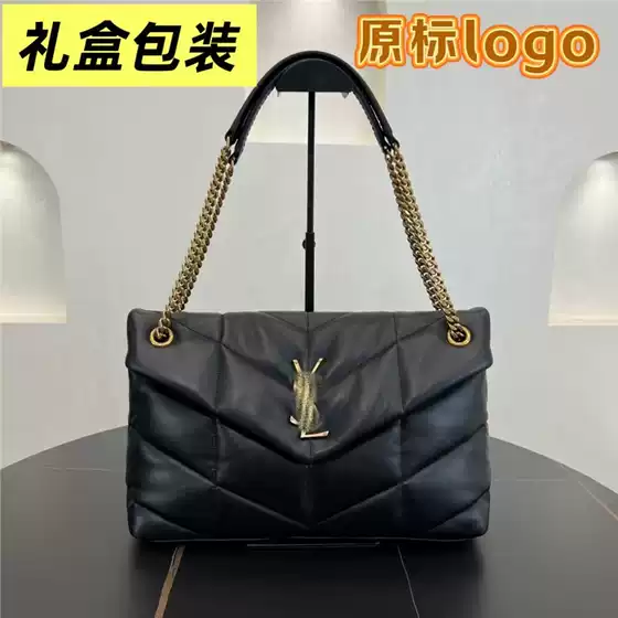 High-End Version of Yang Shulin's 2026 New Cloud-Pattern Quilted Large-Capacity Chain Luxury Fashion Shoulder Crossbody Small Square Bag