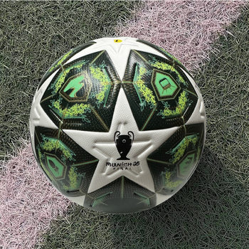 Factory wholesale Premier League Champions League five-pointed star World Cup football youth training wear-resistant PU skin hot adhesive