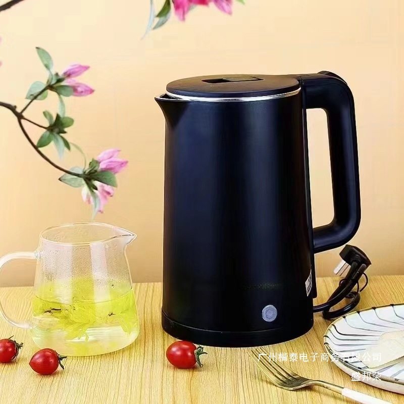 Factory Direct Sales Electric Kettle. Automatic Power Off Household Large Capacity Kettle White Black Powder