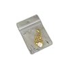 PVC Hole Jewelry Storage Bag Bracelet Small Jewelry Packaging Transparent Sealed Holed Plastic Sealed Self-sealing Bag