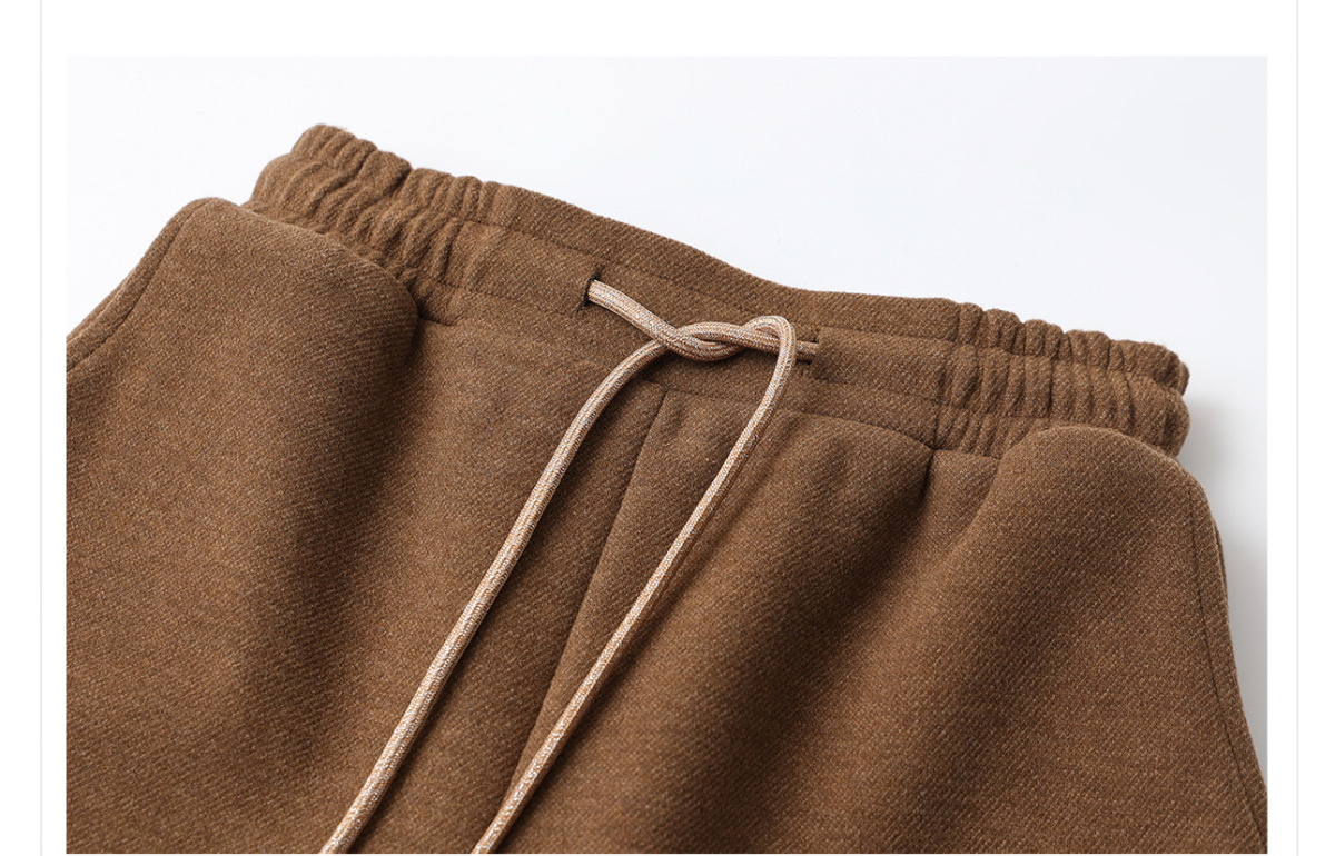 Quần dài nữ ống đứng dáng suông lưng vừa phong cách thanh lịch — Đen cà phê, Màu camel, quả mơ