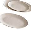 Creative Ceramic Oval Fish Plate Household Steamed Fish Plate Light Luxury Dish Plate Commercial Tableware New Style