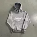 White printed gray/sweatshirt