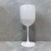 Pp Plastic Wine Glass White Champagne Glass 480ml Single Handle Goblet Plastic Cup Color-Changing Wine Glass