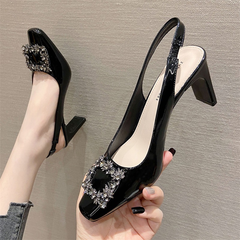 (Mới) Mã K0235 Giá 890K: Giày Cao Gót Nữ Huryan Gót Vuông Hàng Mùa Hè Phong Cách Hàn Quốc Giày Dép Nữ Đồ Công Sở Chất Liệu G03 Sản Phẩm Mới, (Miễn Phí Vận Chuyển Toàn Quốc).