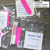 Wearing a kit wholesale double-sided jelly yellow gum alcohol cotton nail file glue nail material package suit
