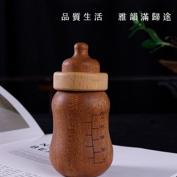 Ebony Cute Baby Bottle Toothpick Jar Home Practical Multi-Functional Small Ornaments Toothpick Box Small Storage Box