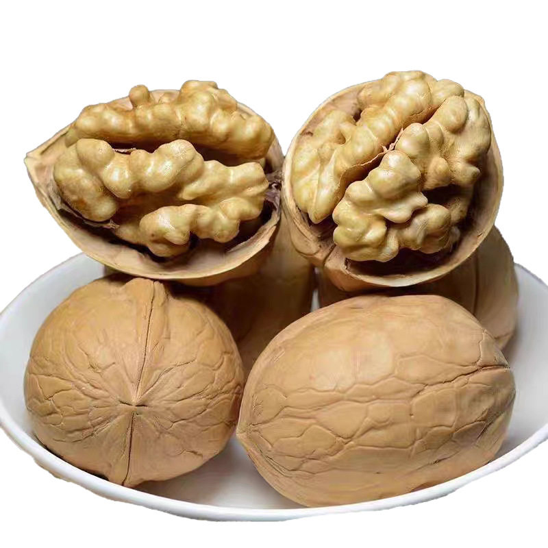 185 Walnuts in Stock, New Supply from Xinjiang, 185 Paper-Shell Walnuts, Original Flavor, Easy-To-Crack Nuts, Roasted and Ready to Peel