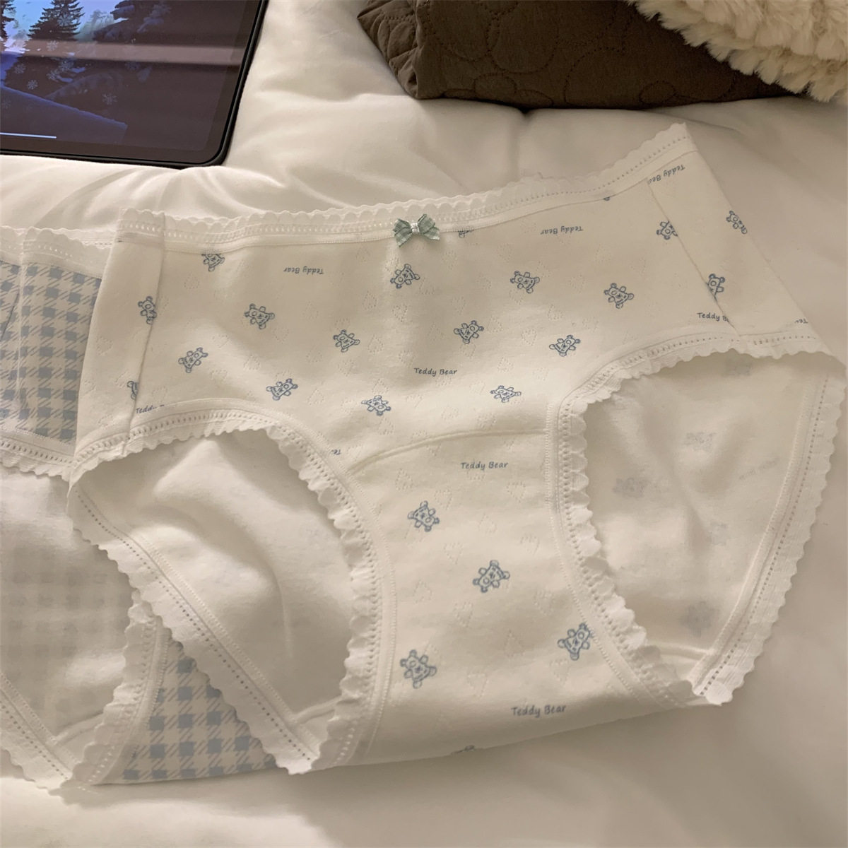 First Dream Sweet Song] 100A Bacteriostatic Lengthened Comfortable Breathable Baby Cotton Ladies Panties Girls Briefs