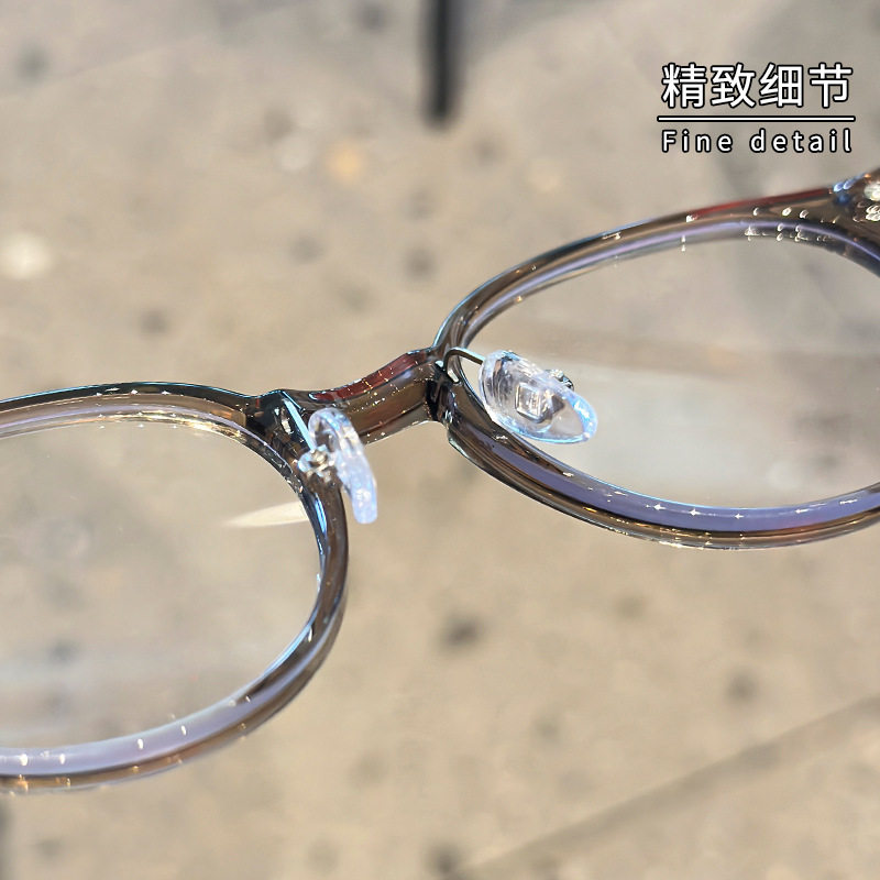 Little Red Book Cold Tea Glasses Wholesale 8140 Anti-Blue Light Cyber Celebrity Ultra Light Glasses Frame Wholesale Danyang Frame Women