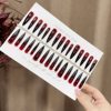 S379-Pre-Made Nail Polish Gothic Aesthetic Red and Black Gradient Wearable Nails Niche Mysterious Long Detachable Nails