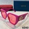 G Brand Unisex Large Frame Temple Sunglasses European and American Style Ins Fashion Acetate Sunglasses 6040