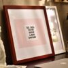 Square Solid Wood Picture Frame Mounted Photo Frame Wall Hanging 33 38 30 35 40 45 50 60inch Simple Table