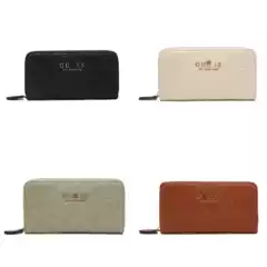 Gs New Export European and American Fashion Women's Mobile Phone Zipper Large Capacity Long Clutch Bag with Box Wallet