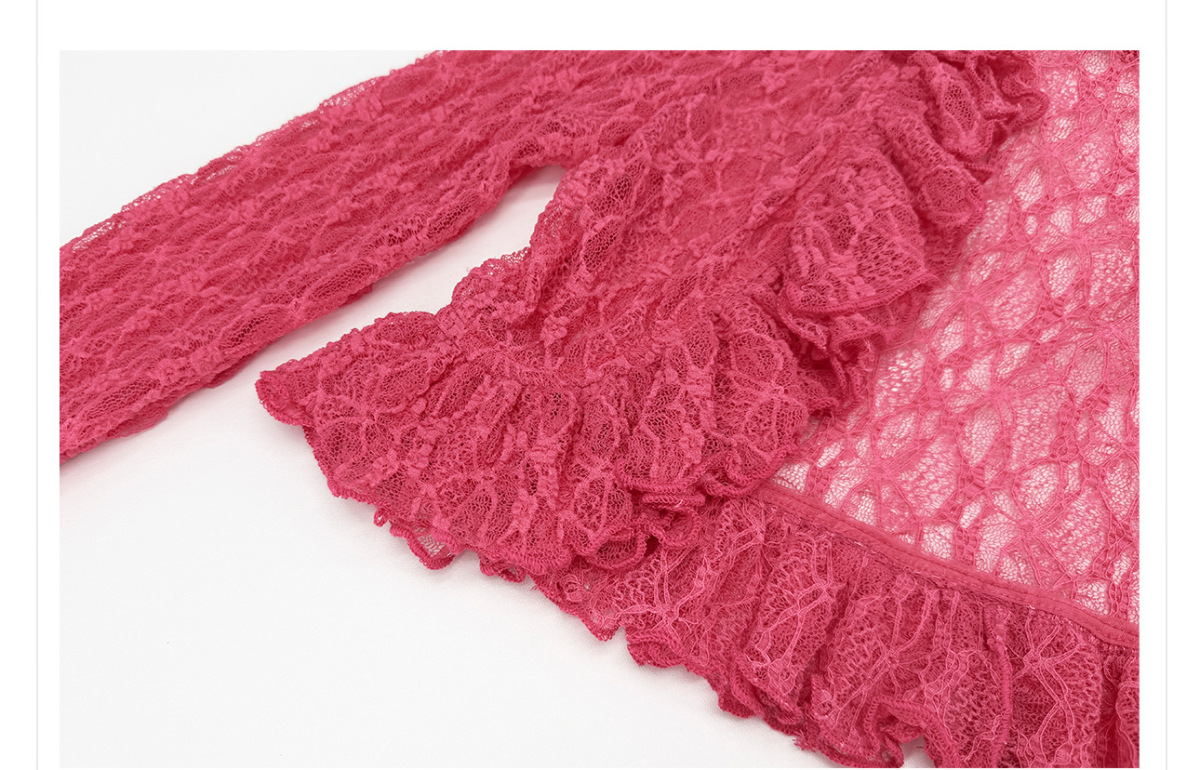 Set áo cardigan ren phối váy hai dây đuôi cá họa tiết hoa — Áo, Váy hai dây, Bộ