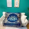 Cross-Border Mediterranean Sofa Towel Cover Israeli Prayer Decorative Blanket Hanging Cloth Knitted Tassel Thread Blanket Sofa Cover Cloth