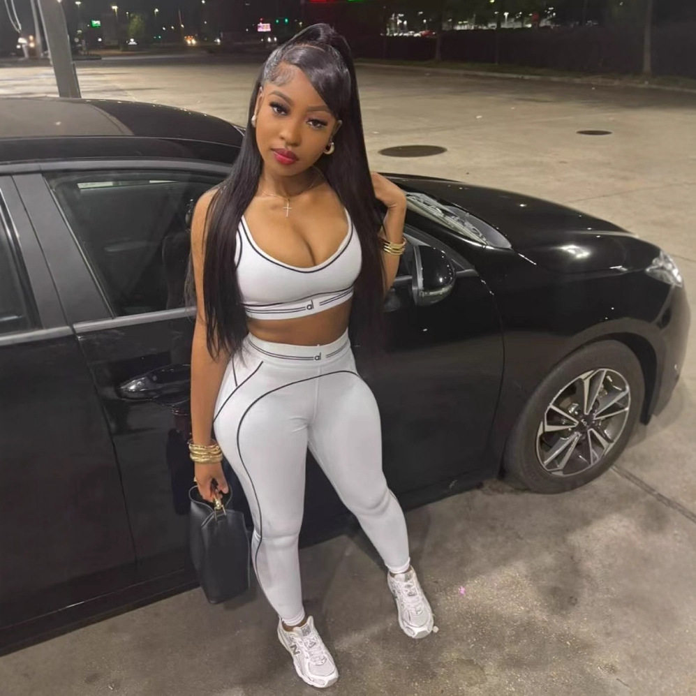 Y9006 เสื้อผ้าผู้หญิงข้ามพรมแดนในยุโรปและอเมริกาฤดูร้อนจดหมา...