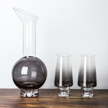 Wine Set, Water Kettle, Wine Jug, Bar Wine Dispenser, French-Style Red Wine Glass, Model House Decoration, Wine Bottle, Wine