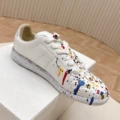 White painted on white background