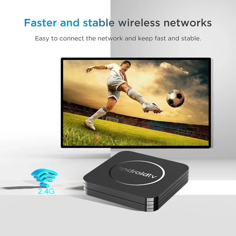 Cross-border explosions Q3 network set-top box Android 14 Quan Zhi dual-frequency foreign trade 4K HD TV player TVBOX