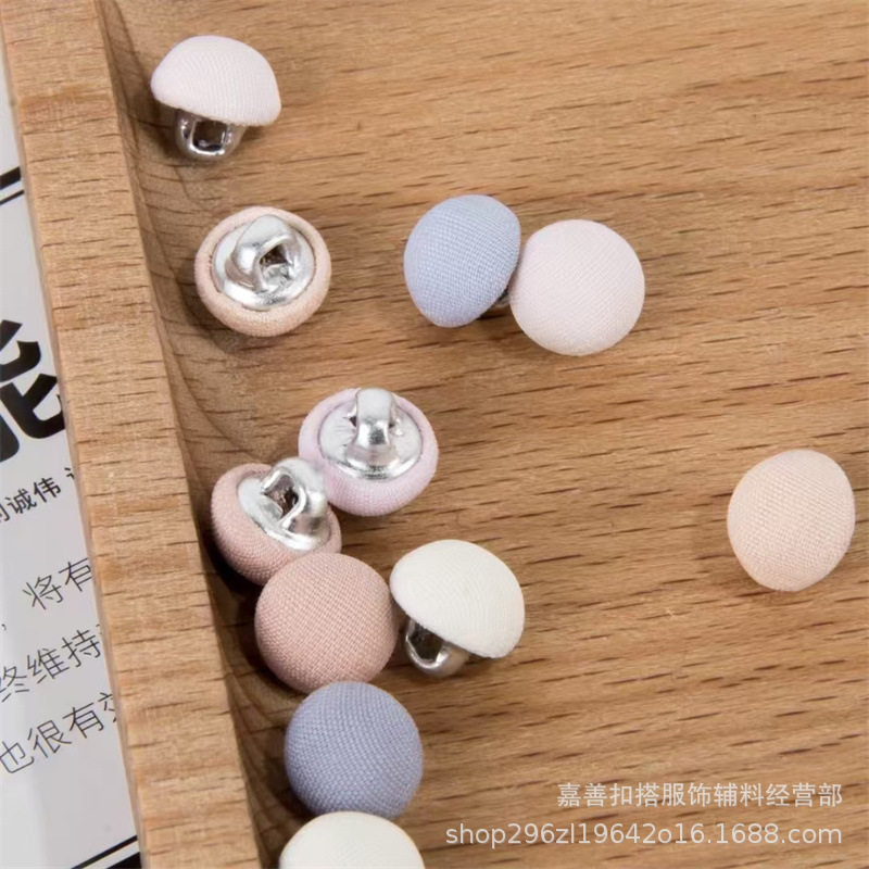 Buckle Buttons Chiffon Mushroom Buttons Shirt dress Children's Clothing Shirt Sweater Coat Button Buttons
