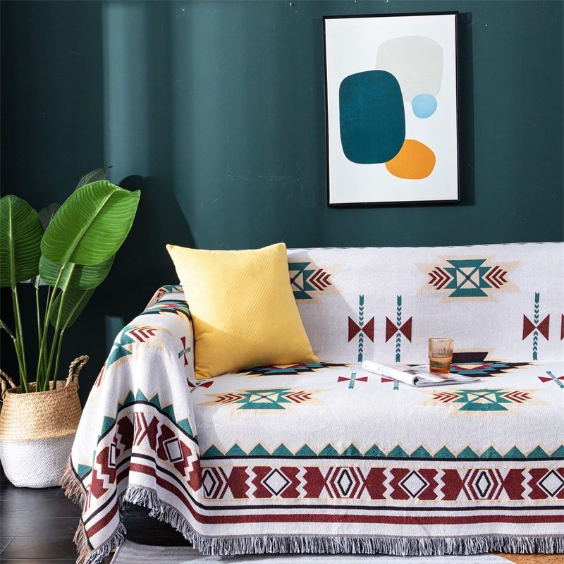 Clearance Double-Sided Sofa Cushion Cover Dustproof Full Cover Blanket Universal Sofa Cover Ins Trendy Home Decor