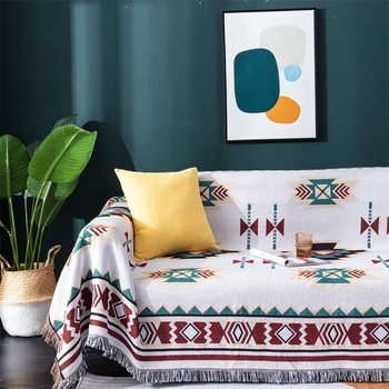 Clearance Double-Sided Sofa Cushion Cover Dustproof Full Cover Blanket Universal Sofa Cover Ins Trendy Home Decor