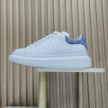 Mcqueen-blue velvet tail [genuine leather high version] exclusively for cross-border supply