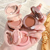 Macaron Three-Layer Sandwich Eyeshadow Flash Pearlescent Matte Face Nose Side Shadow Earth Color Makeup Eye Shadow