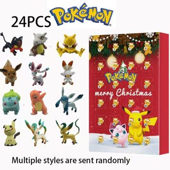 New Christmas Pokémon Blind Box Pokémon Advent Calendar Blind Box Toy