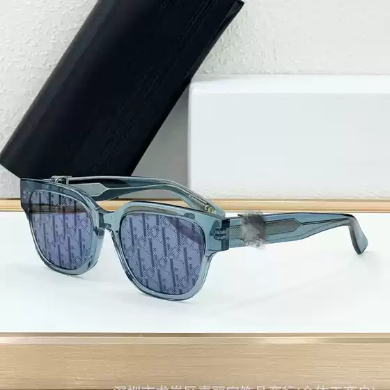 D's Cross-Border New Fashion Luxury Handmade Personalized Square Sunglasses Xiaohongshu Same Style High-End Sunglasses S1F