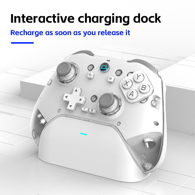 Z04 wireless game handle with charging base computer switch Android IOS hand swim micro button