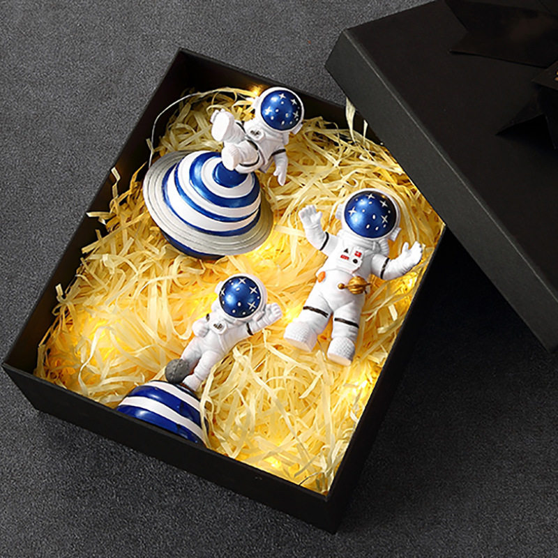 宇航员摆件小太空人模型树脂工艺品家居桌面装饰品情人节生日礼物