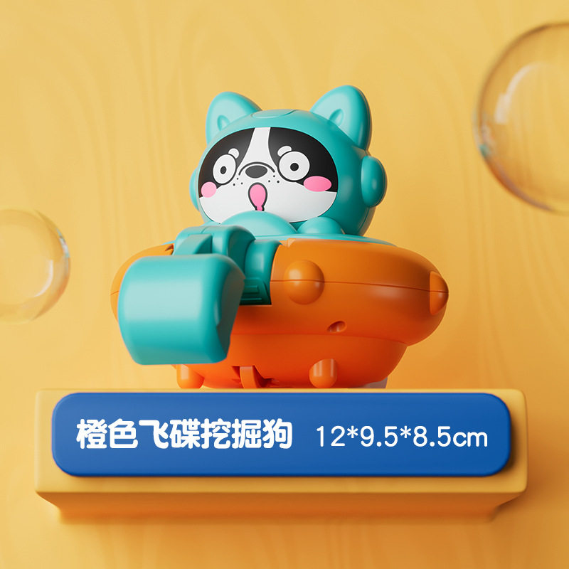 按压玩具车儿童工程车3-6岁动物惯性小飞机夜市摆摊澄海玩具批发