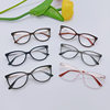 Fashion Tr Mixed Eyeglass Frame New Plain Lens Eyeglass Frame Lightweight Metal Frame Geometric Frame Direct from Manufacturer