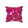 Finnish Poppy Sun Flower Pillow Case Plush Digital Printing Logo Pillow Ins Style Bedside Sofa Backrest