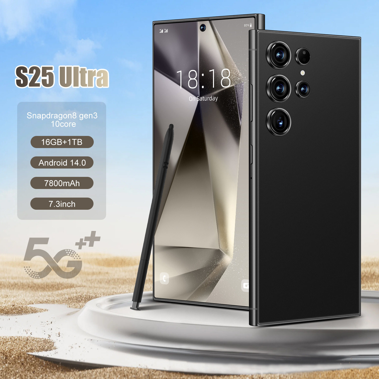 新款现货S25 Ultra跨境手机全球版4G16+1TB 高端6.8寸八核安卓14