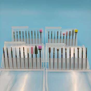 Cross-border 10 Pack Russian Front Nail Grinding Head suit Grinding Machine Grinding Head Brush Exfoliating Tools