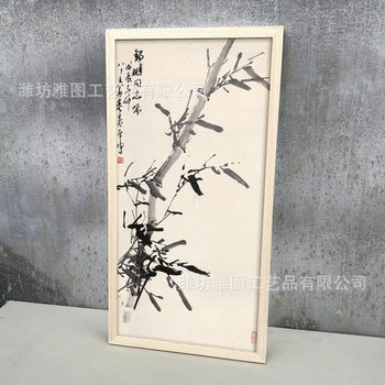 Wooden photo frame narrow slim 30405060x8090100 1 to 2 diamond embroidery frame photography wall-mounted real picture frame