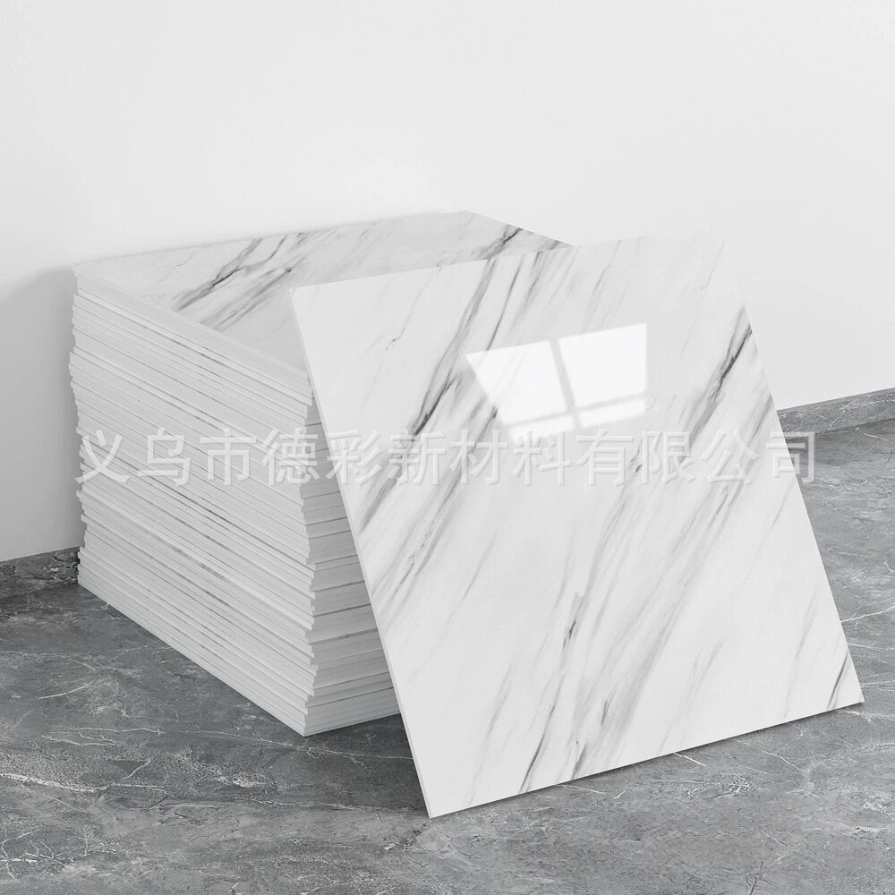 自粘防水仿瓷砖墙贴铝塑板翻新装饰遮丑大理石厨房墙面贴纸卫生间