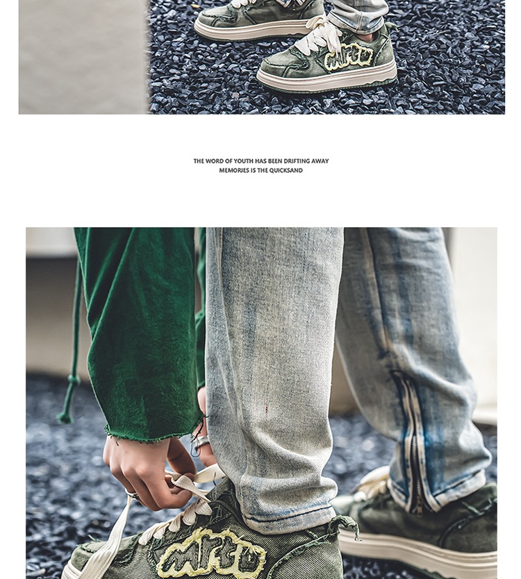 Meiretu Spring/Summer New Men's Shoes Denim Breathable Thick-Soled Ins Trend Casual Retro Canvas Shoes 992 15 O1CN01GmS5GE1YyfpjYjMeC !!2212671423128 0 cib