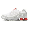 White gray red ride