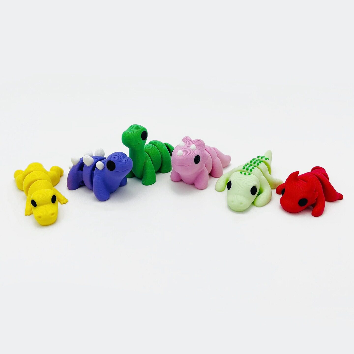 Cross-Border 3D Printing Mini Animal Cartoon Model Microscopic Multi-Color Cute Animal Pendant Decorative Ornaments